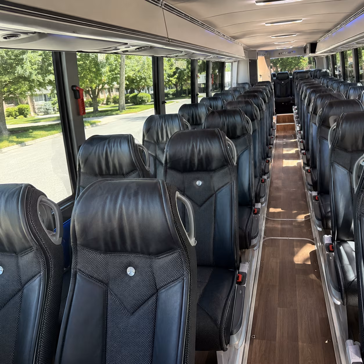 miramar charter bus interior