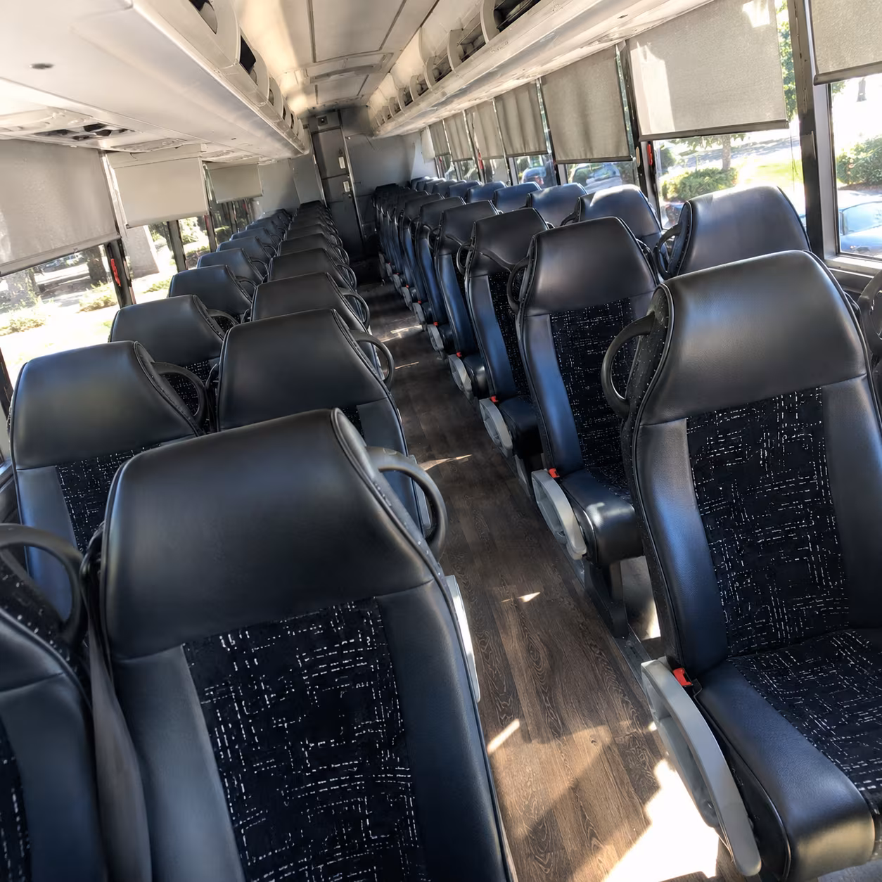 miramar charter bus services interior
